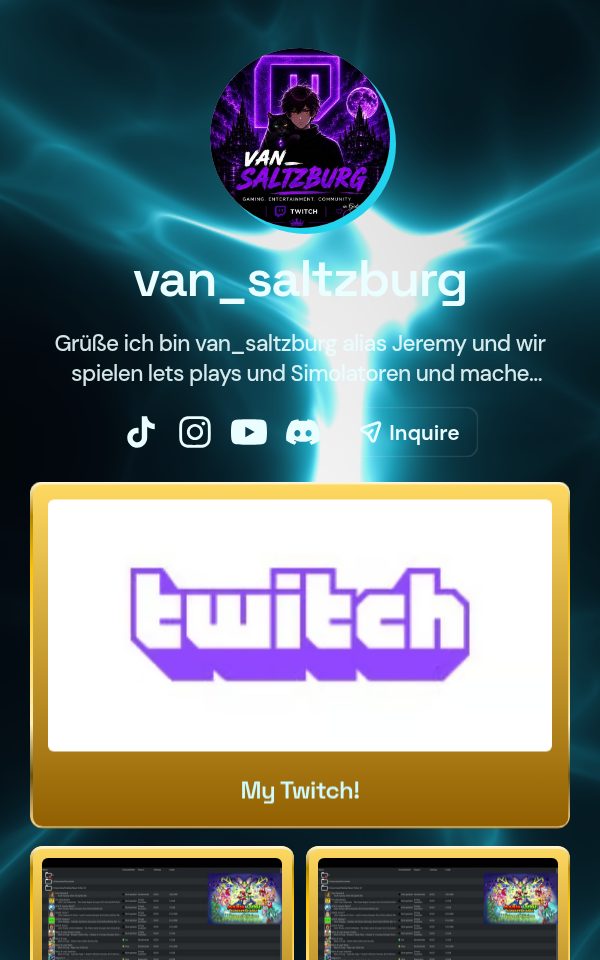 van_saltzburg's pulz.bio page