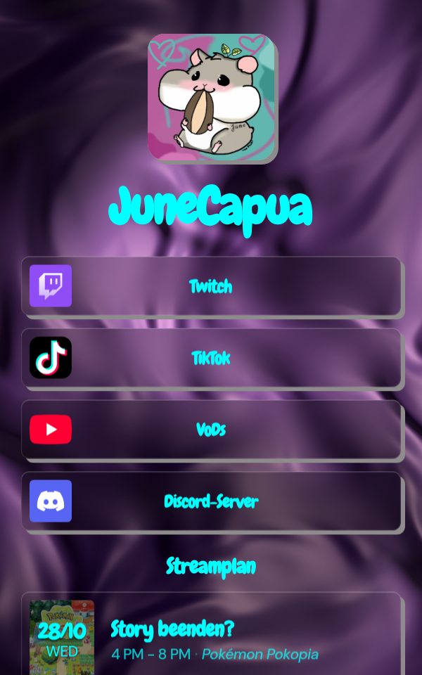 JuneCapua's pulz.bio page