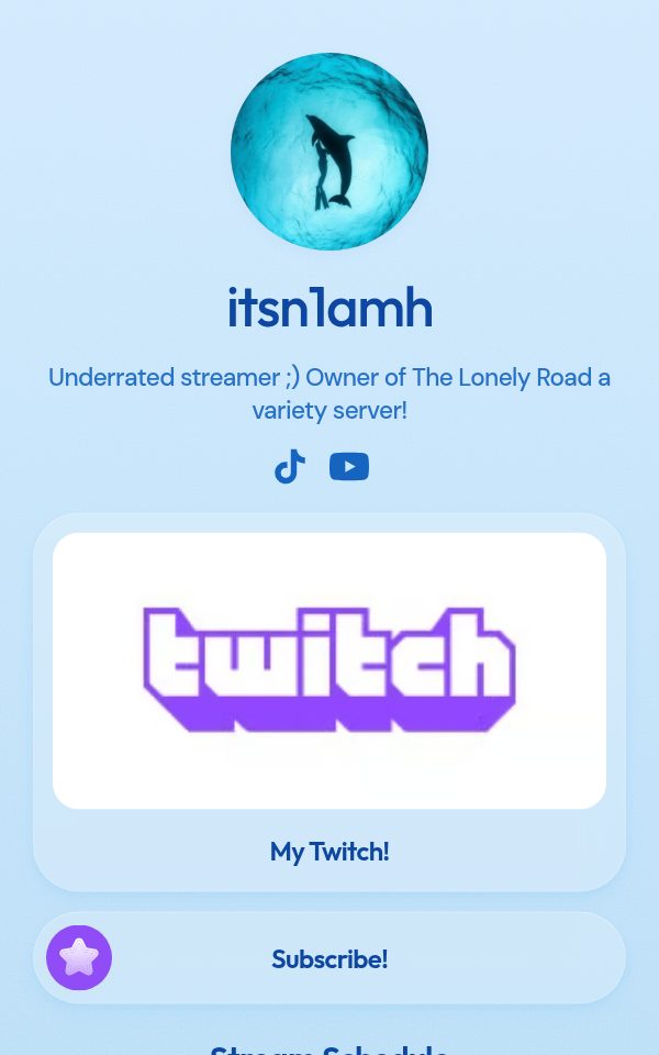 itsn1amh's pulz.bio page