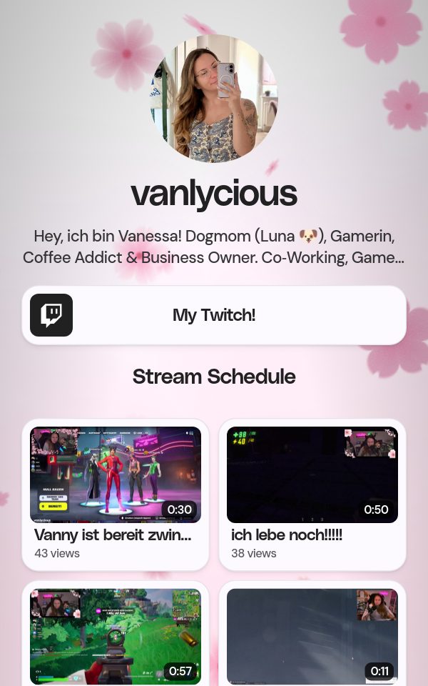 vanlycious's pulz.bio page