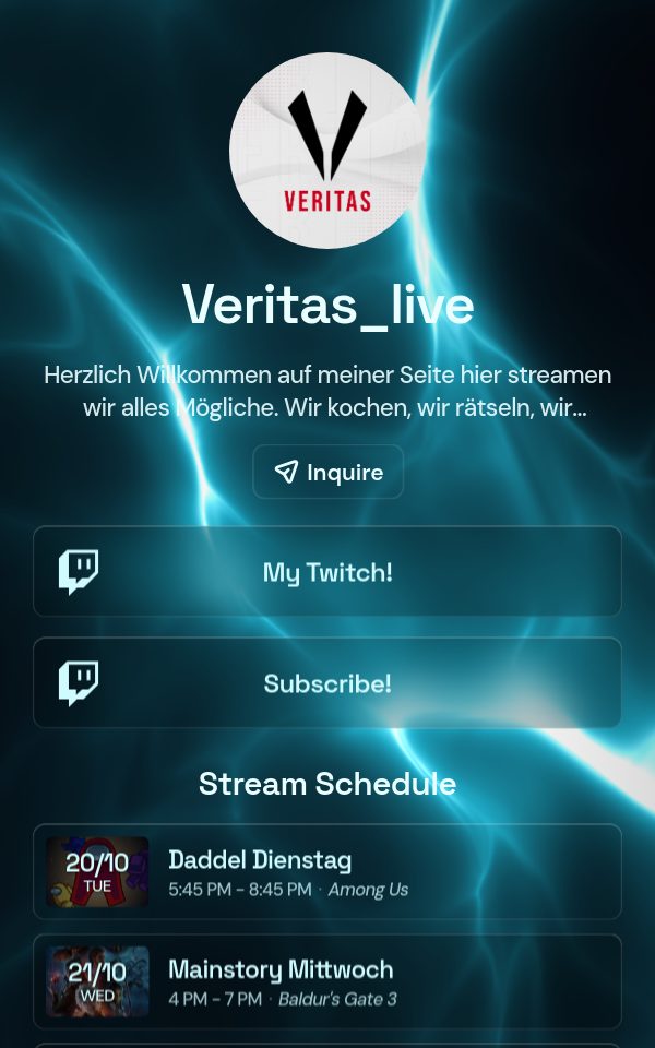 Veritas_live's pulz.bio page