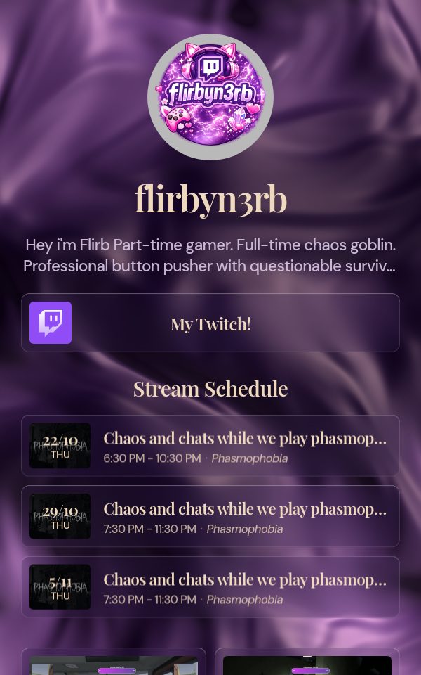 flirbyn3rb's pulz.bio page