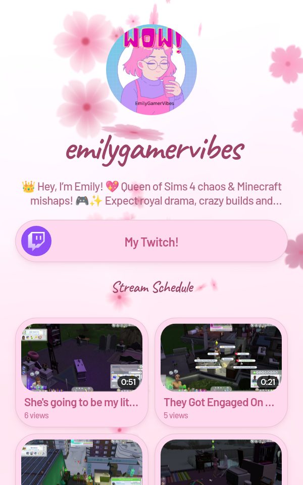 emilygamervibes's pulz.bio page