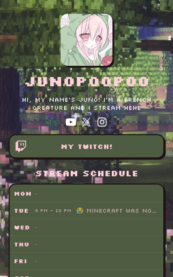junopoopoo's pulz.bio page