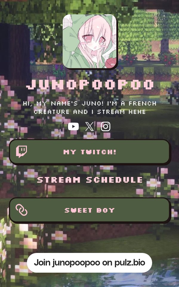 junopoopoo's pulz.bio page