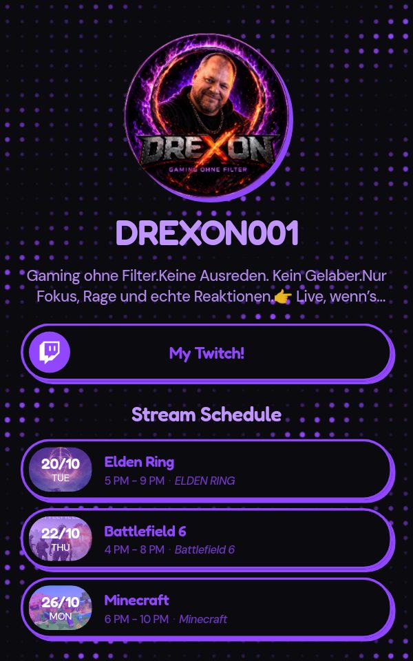 DREXON001's pulz.bio page