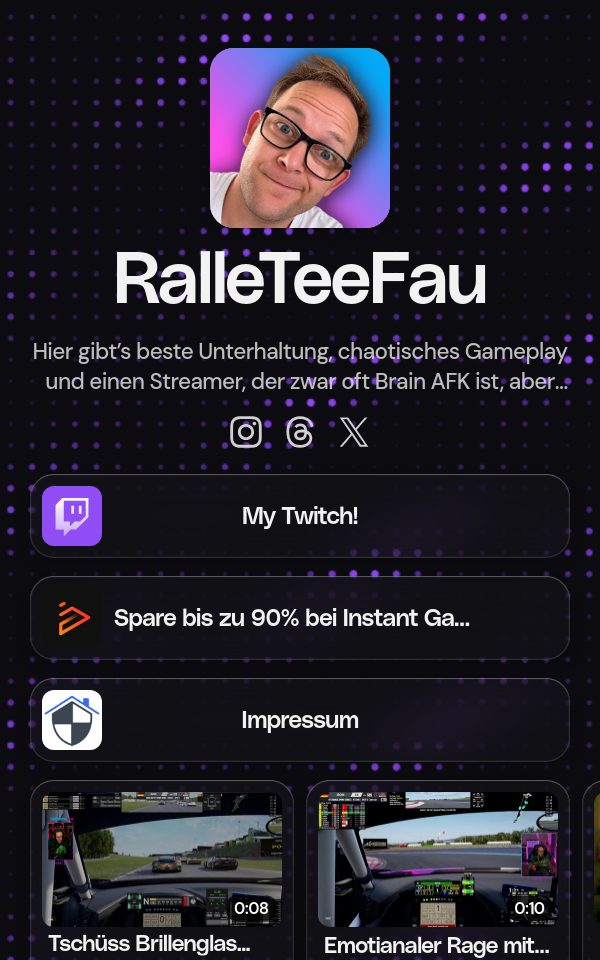 RalleTeeFau's pulz.bio page