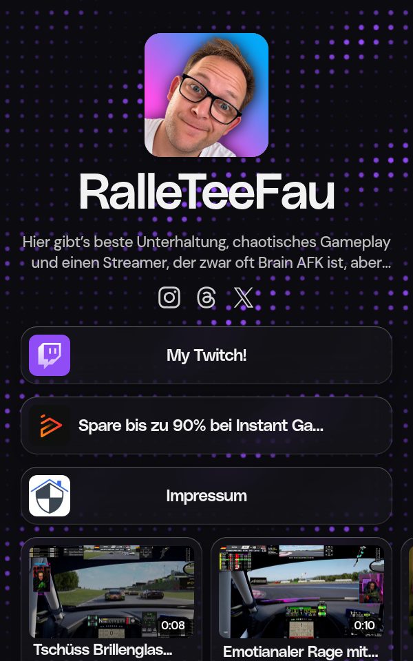 RalleTeeFau's pulz.bio page