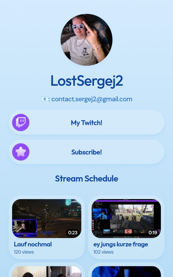 LostSergej2's pulz.bio page