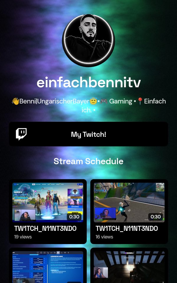 einfachbennitv's pulz.bio page