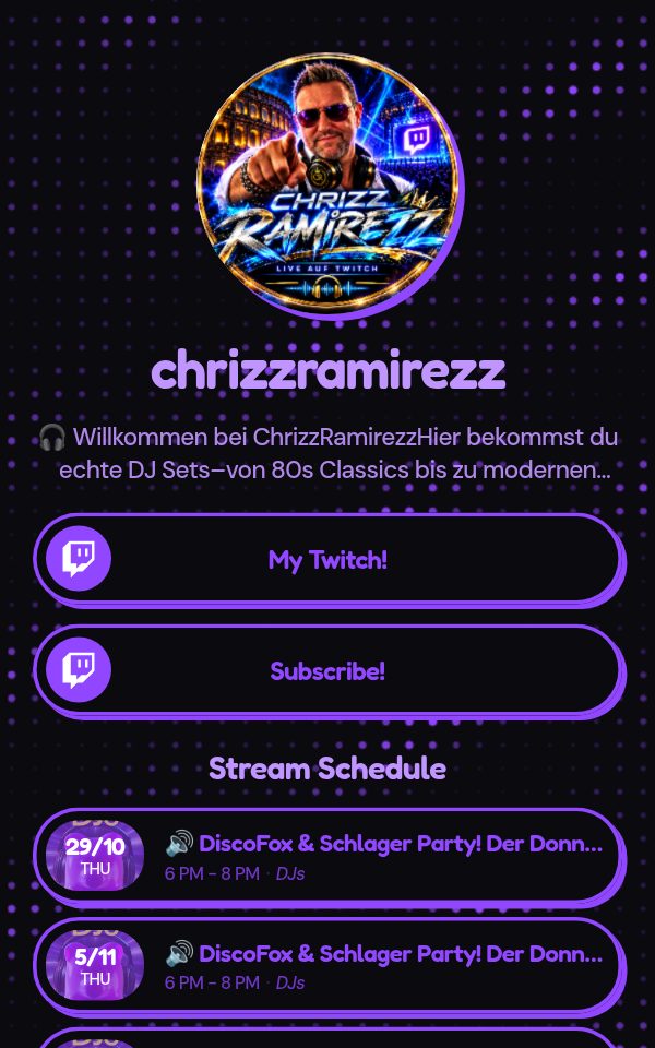 chrizzramirezz's pulz.bio page