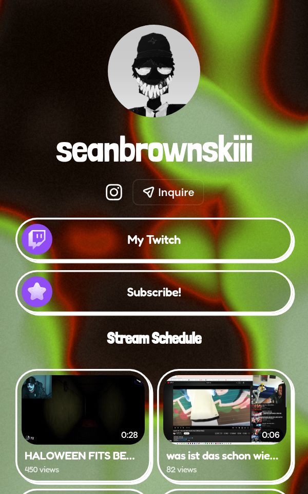 seanbrownskiii's pulz.bio page