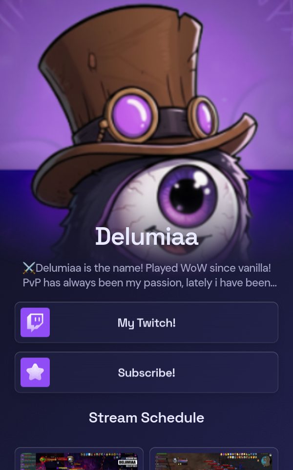 Delumiaa's pulz.bio page