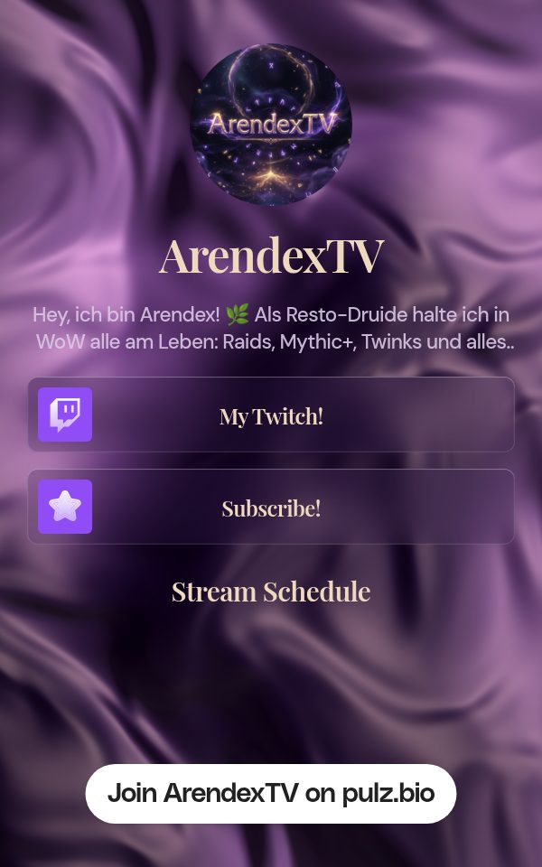 ArendexTV's pulz.bio page