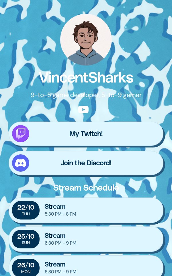VincentSharks's pulz.bio page