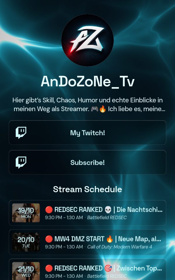 AnDoZoNe_Tv's pulz.bio page