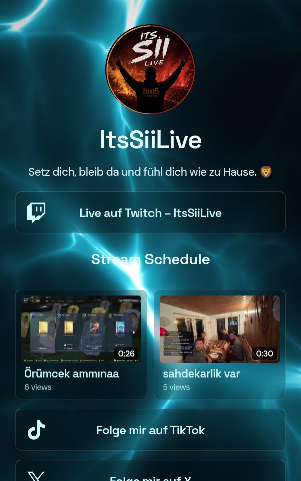 ItsSiiLive's pulz.bio page