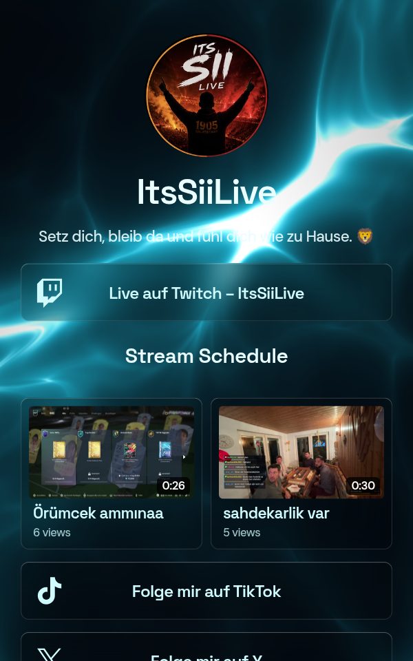 ItsSiiLive's pulz.bio page