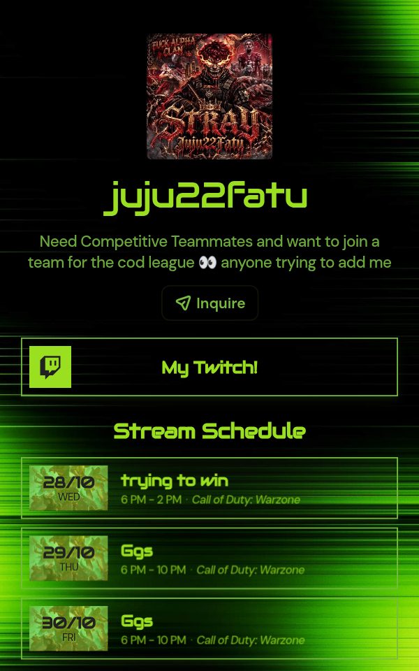 juju22fatu's pulz.bio page