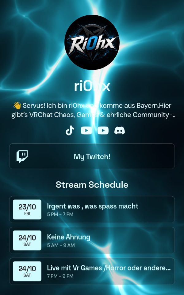 ri0hx's pulz.bio page