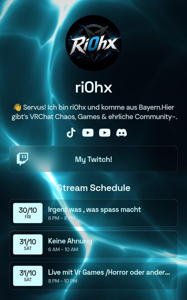 ri0hx's pulz.bio page