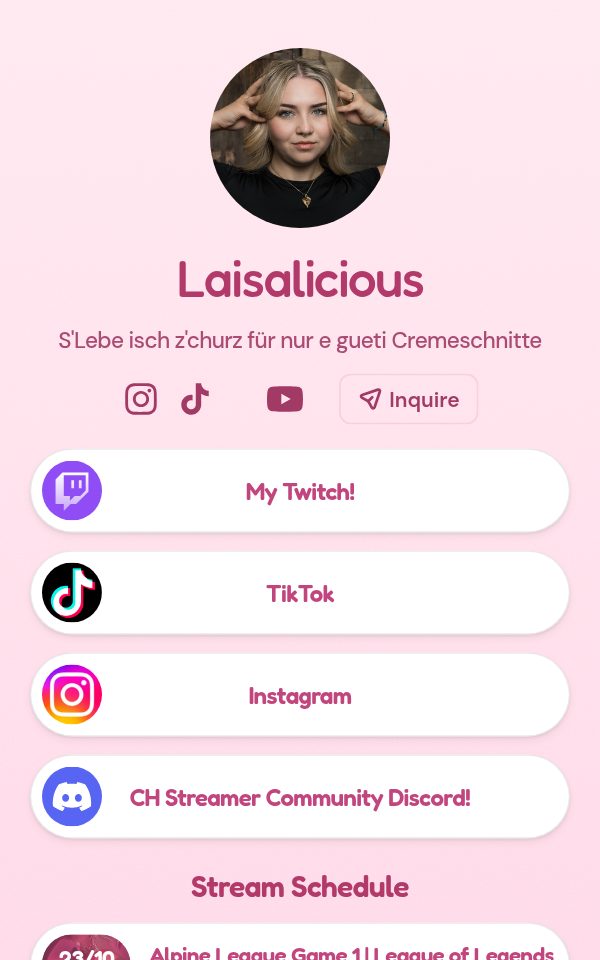 Laisalicious's pulz.bio page