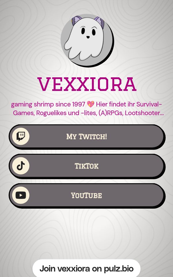 vexxiora's pulz.bio page