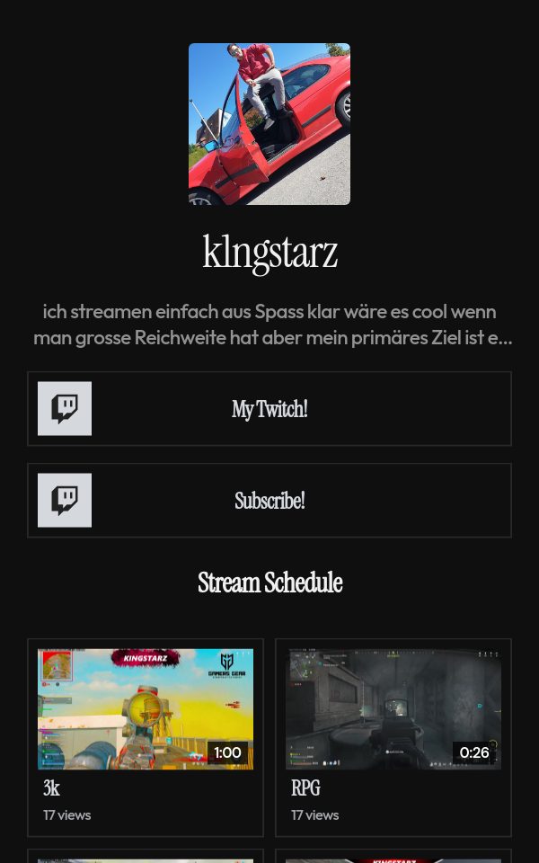 k1ngstarz's pulz.bio page