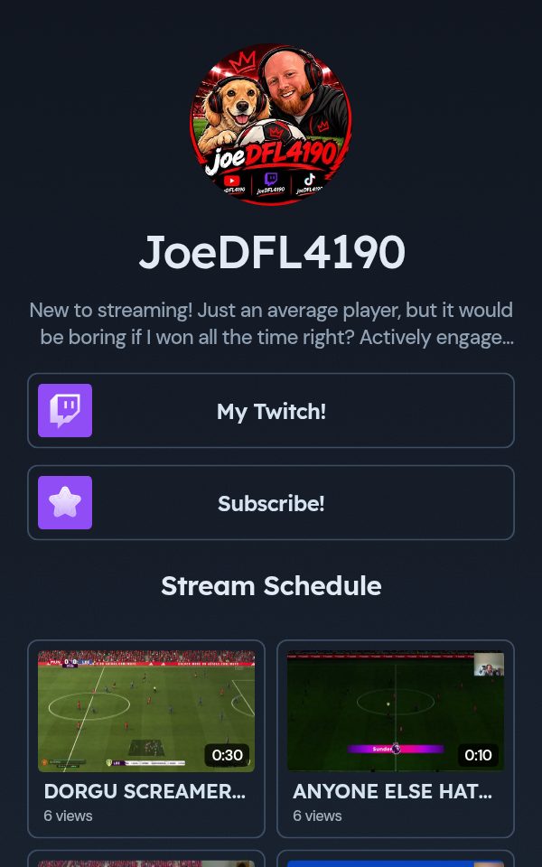 JoeDFL4190's pulz.bio page