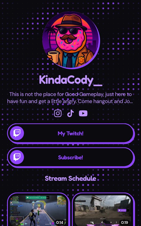 KindaCody_'s pulz.bio page