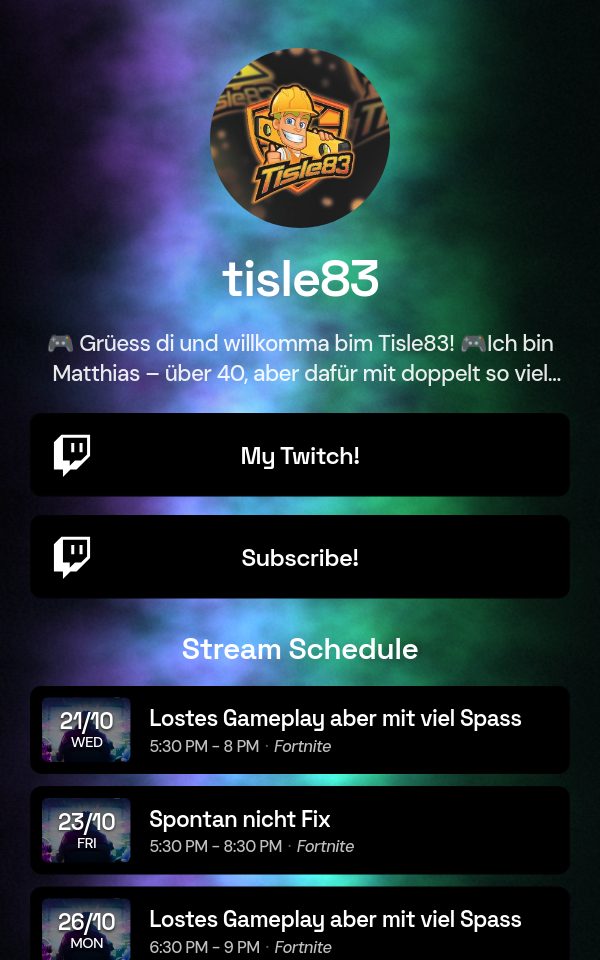 tisle83's pulz.bio page