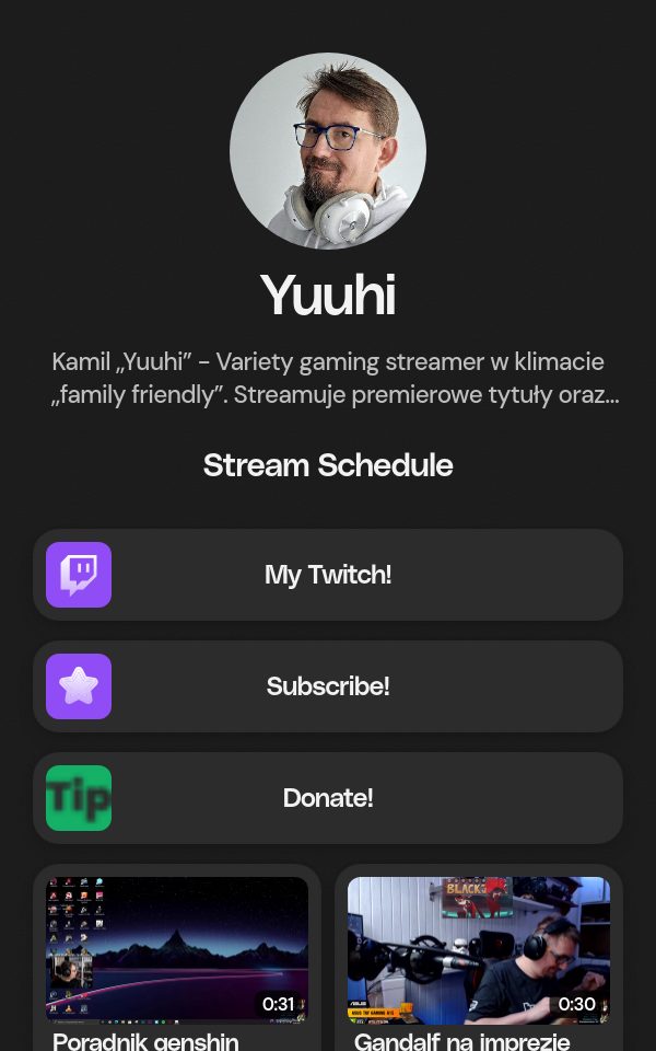 Yuuhi's pulz.bio page