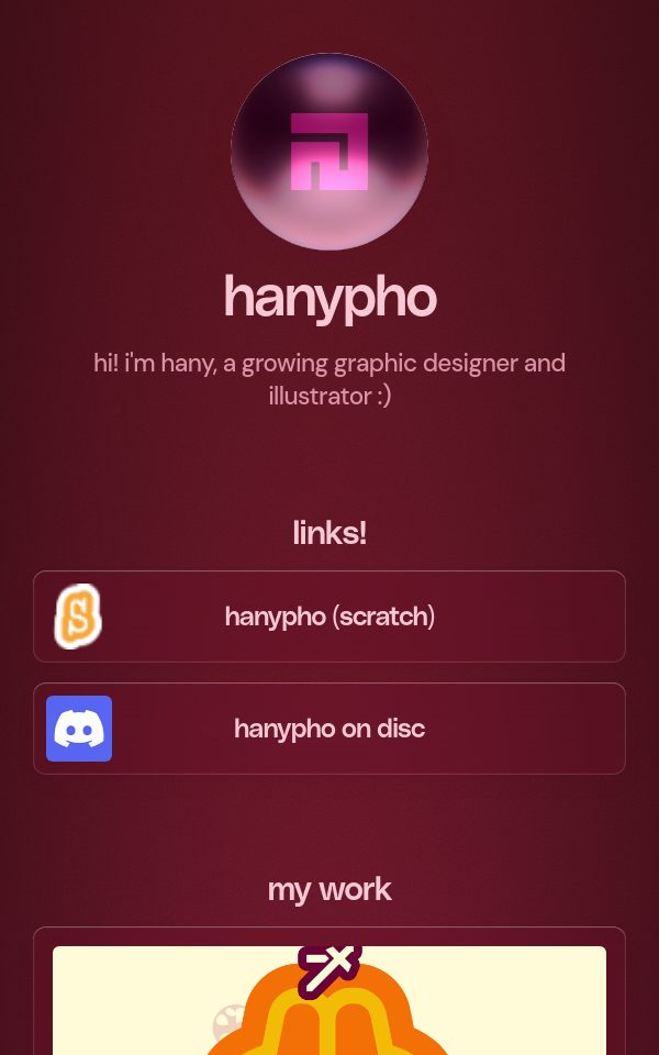 hanypho's pulz.bio page
