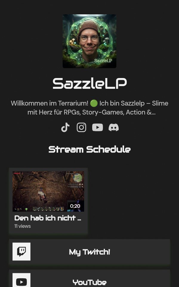 SazzleLP's pulz.bio page