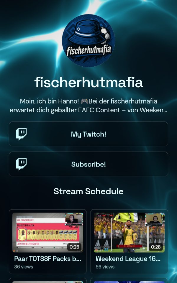 fischerhutmafia's pulz.bio page