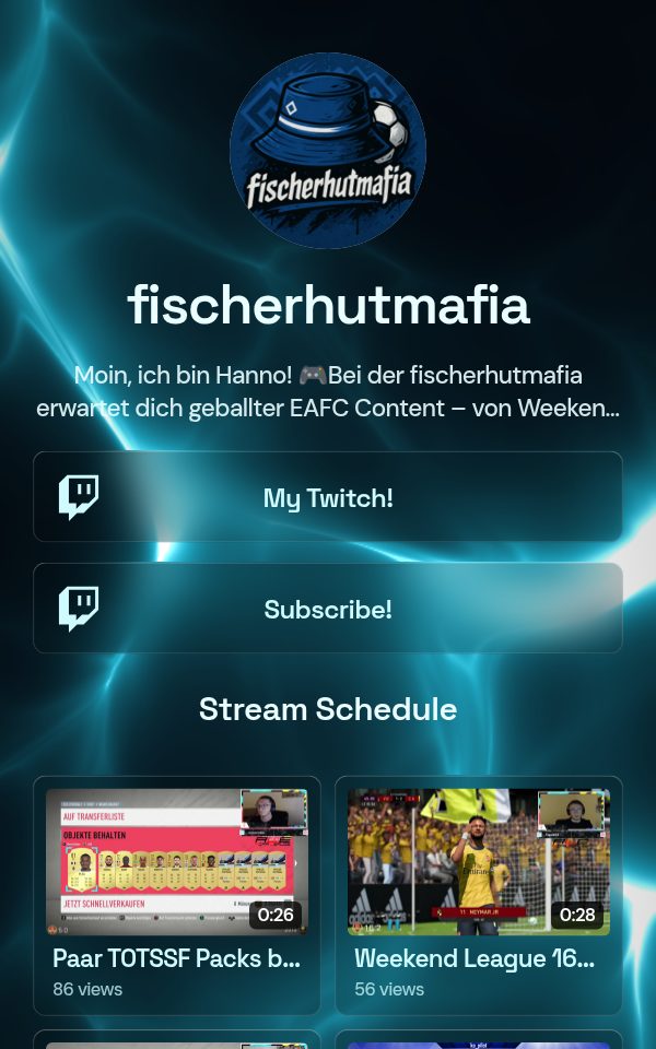 fischerhutmafia's pulz.bio page