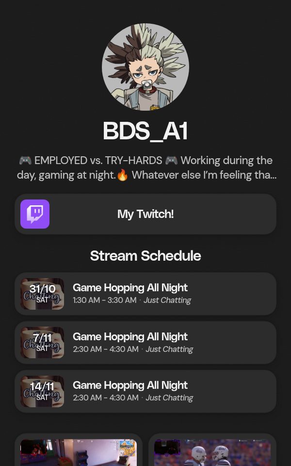 BDS_A1's pulz.bio page