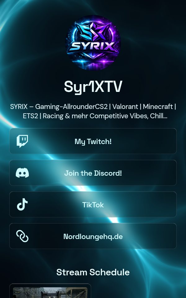 Syr1XTV's pulz.bio page