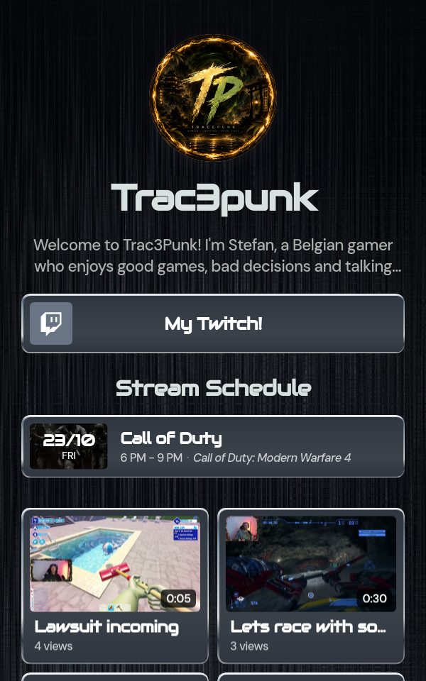 Trac3punk's pulz.bio page