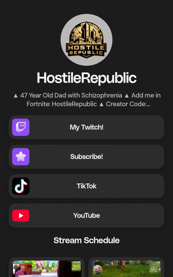 HostileRepublic's pulz.bio page